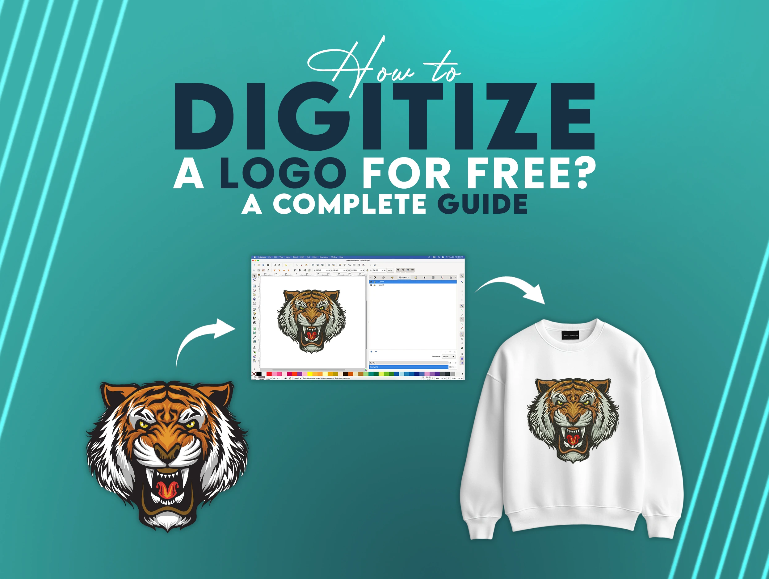 How To Digitize A Logo For Free StepbyStep Guide