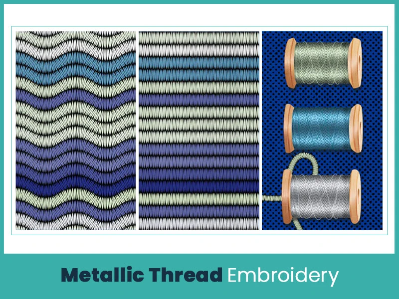 Metallic Thread Embroidery