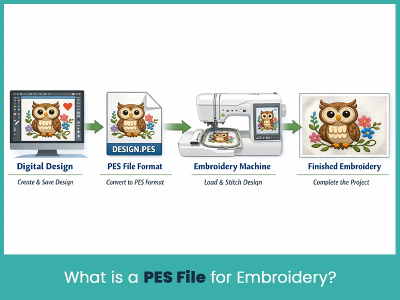 What is a PES File for Embroidery?