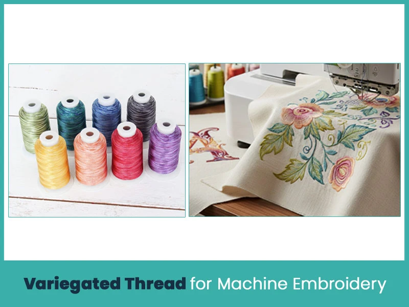 Variegated Thread for Machine Embroidery