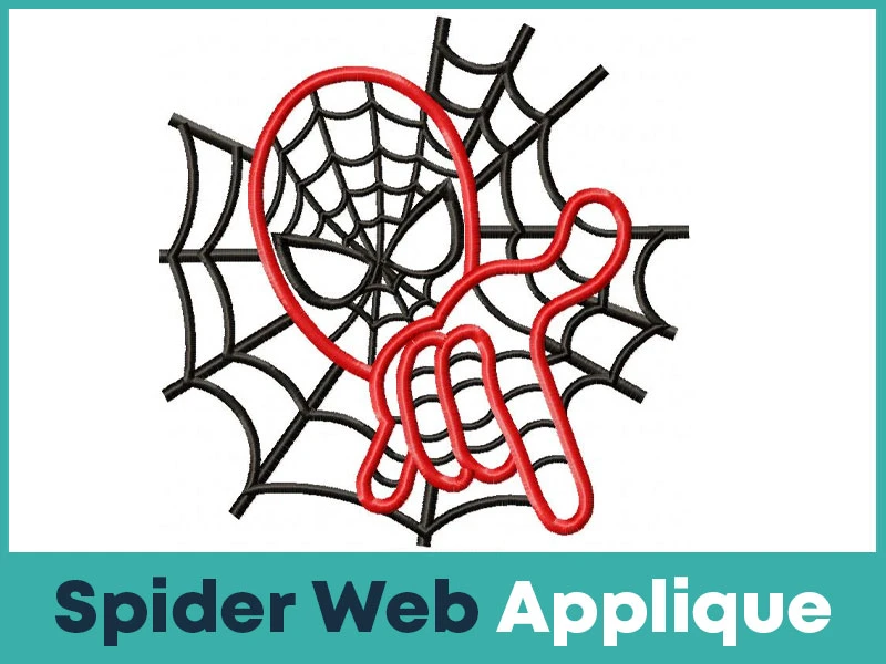Spider Web Applique