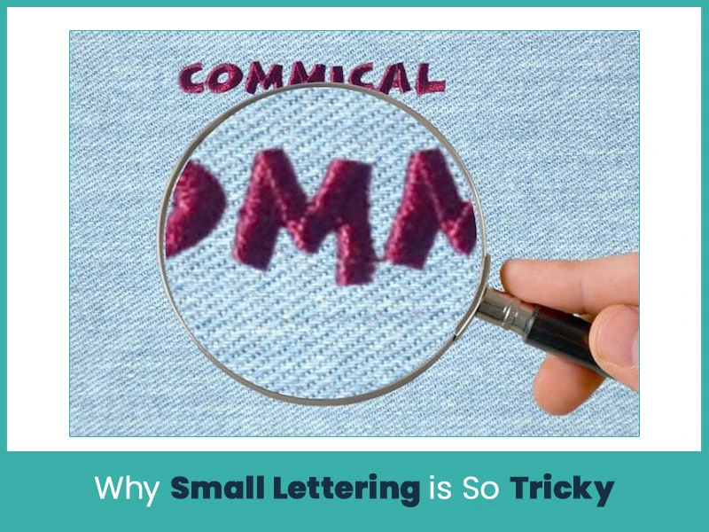 Why Small Lettering is So Tricky?