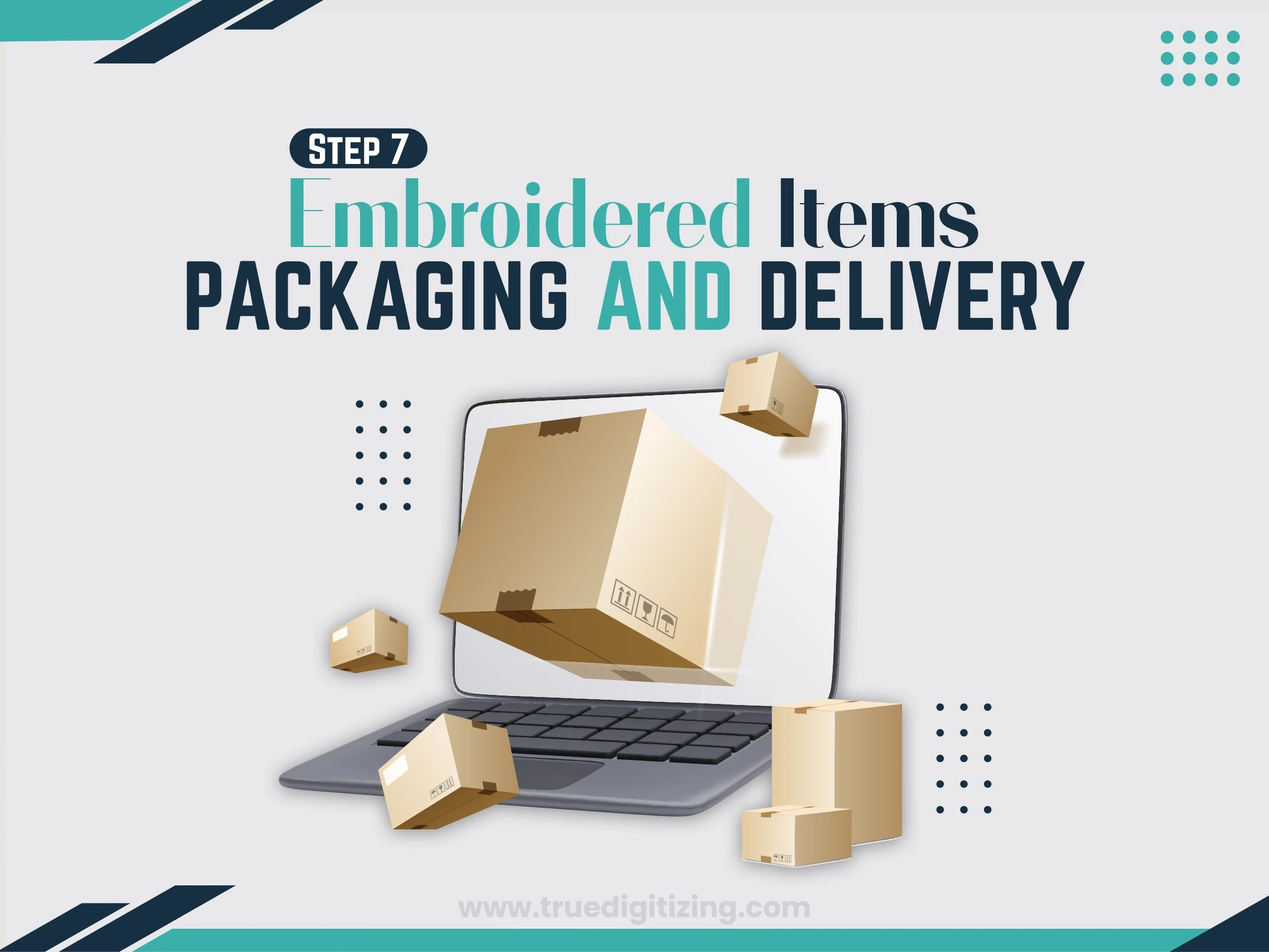 Embroidered Items' Packaging and Delivery