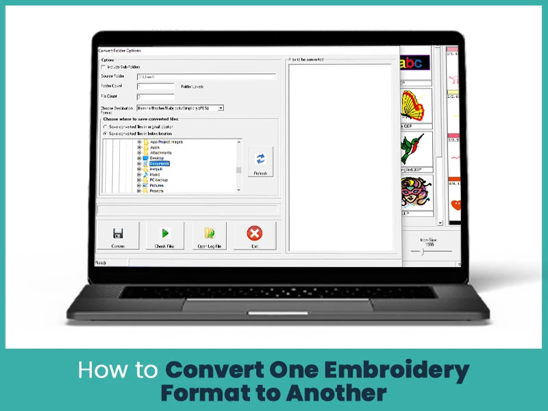 How to Convert One Embroidery Format to Another?