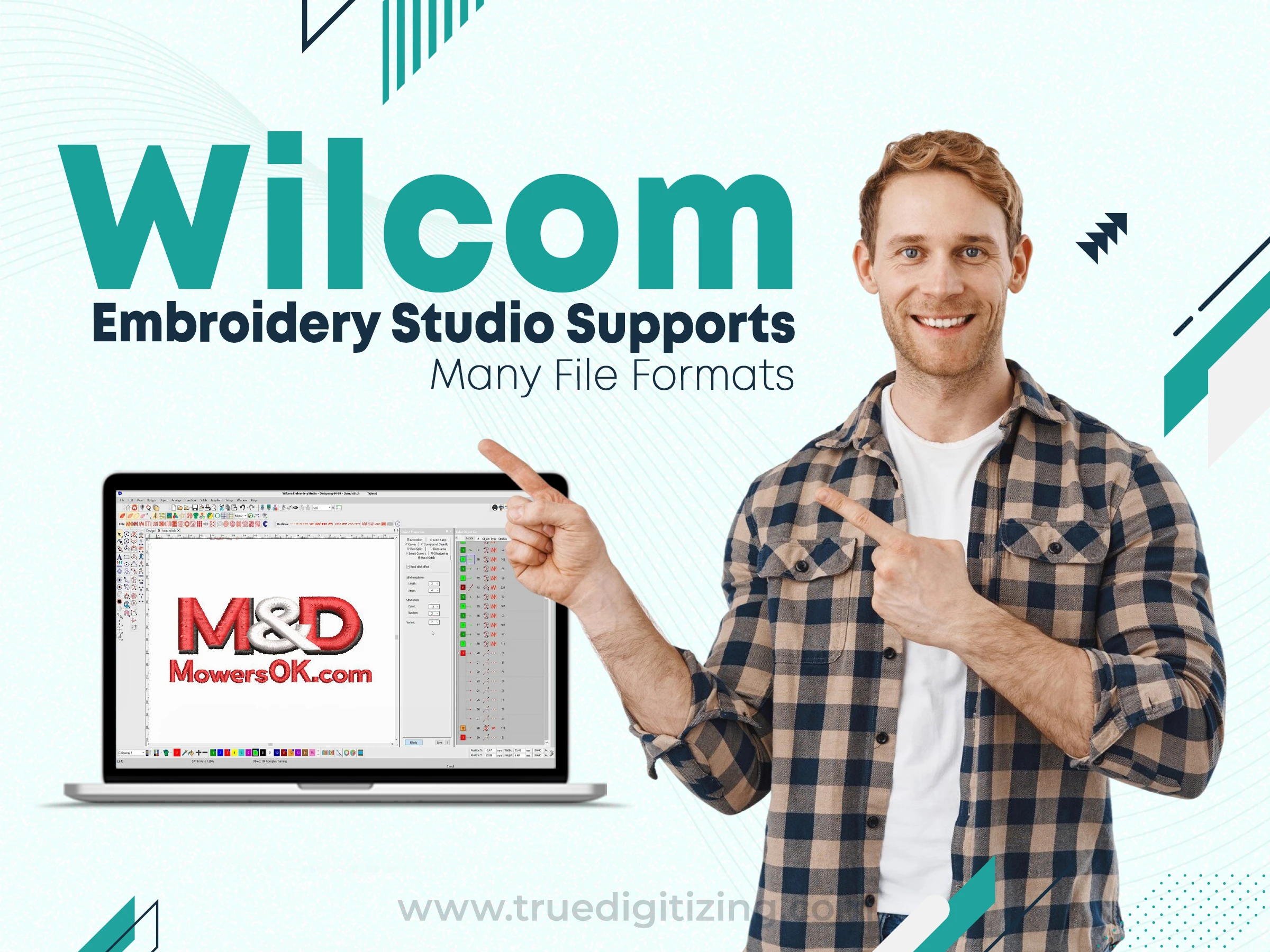 Wilcom Embroidery Software Supports Many File Formats