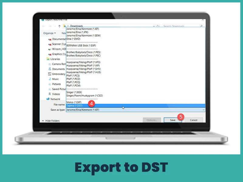 Export to DST