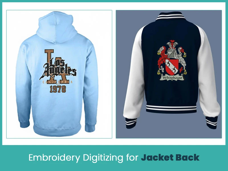Embroidery Digitizing for Jacket Back