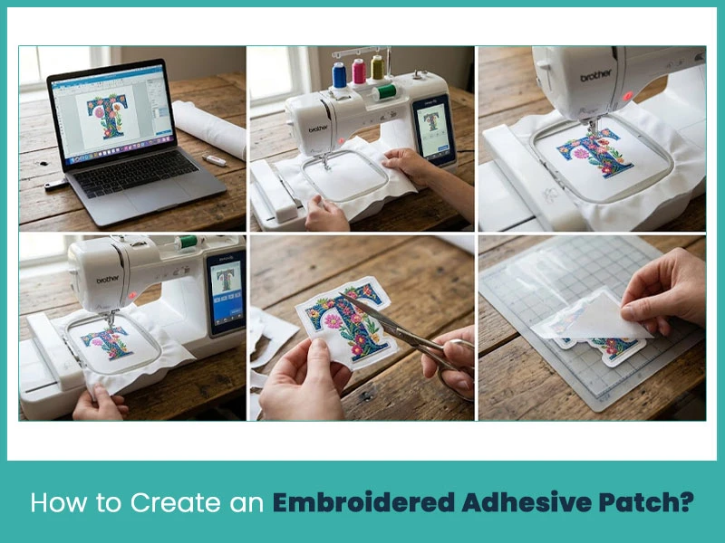 How to Create an Embroidered Adhesive Patch?
