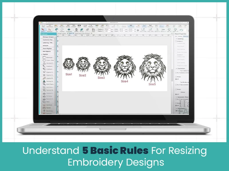 Understand 5 Basic Rules For Resizing Embroidery Designs