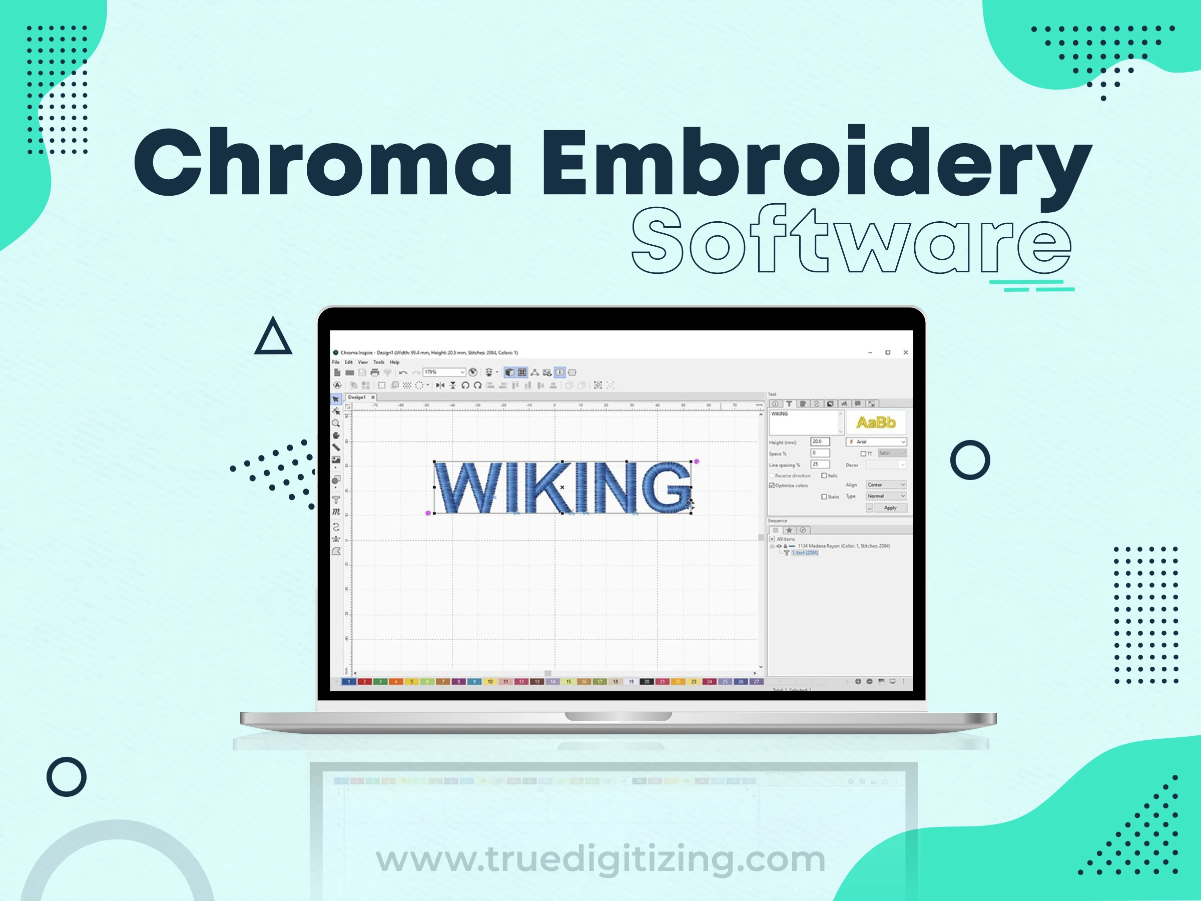 Chroma embroidery Software