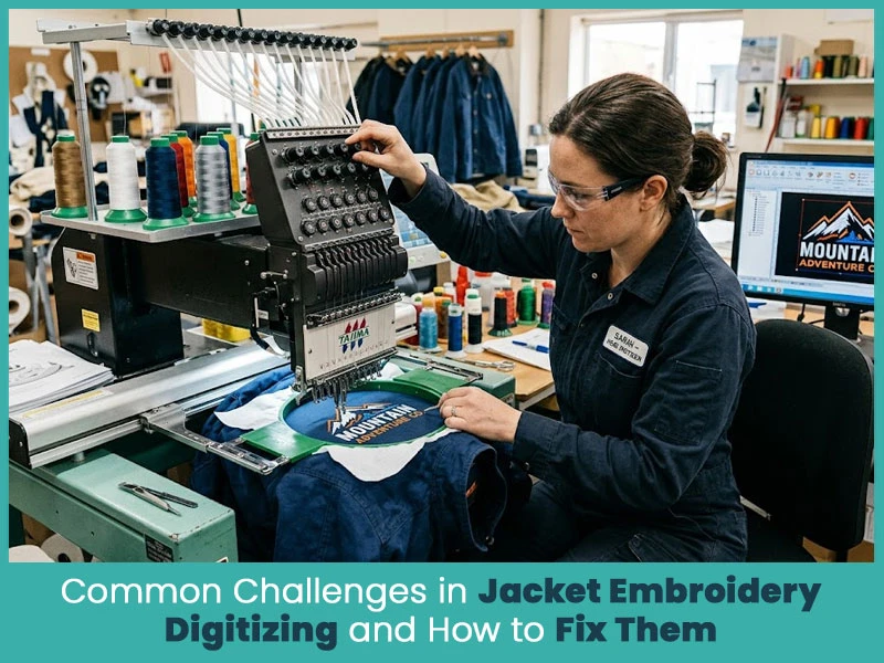 Common Challenges in Jacket Embroidery Digitizing and How to Fix Them