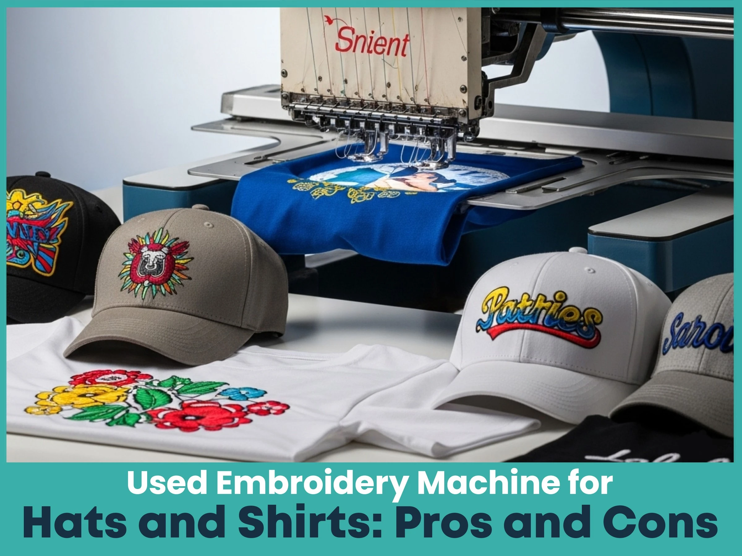 Used Embroidery Machine for Hats and Shirts: Pros and Cons
