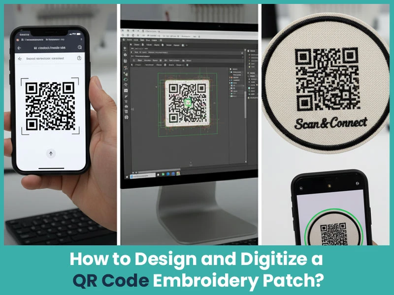 How to Design and Digitize a QR Code Embroidery Patch?