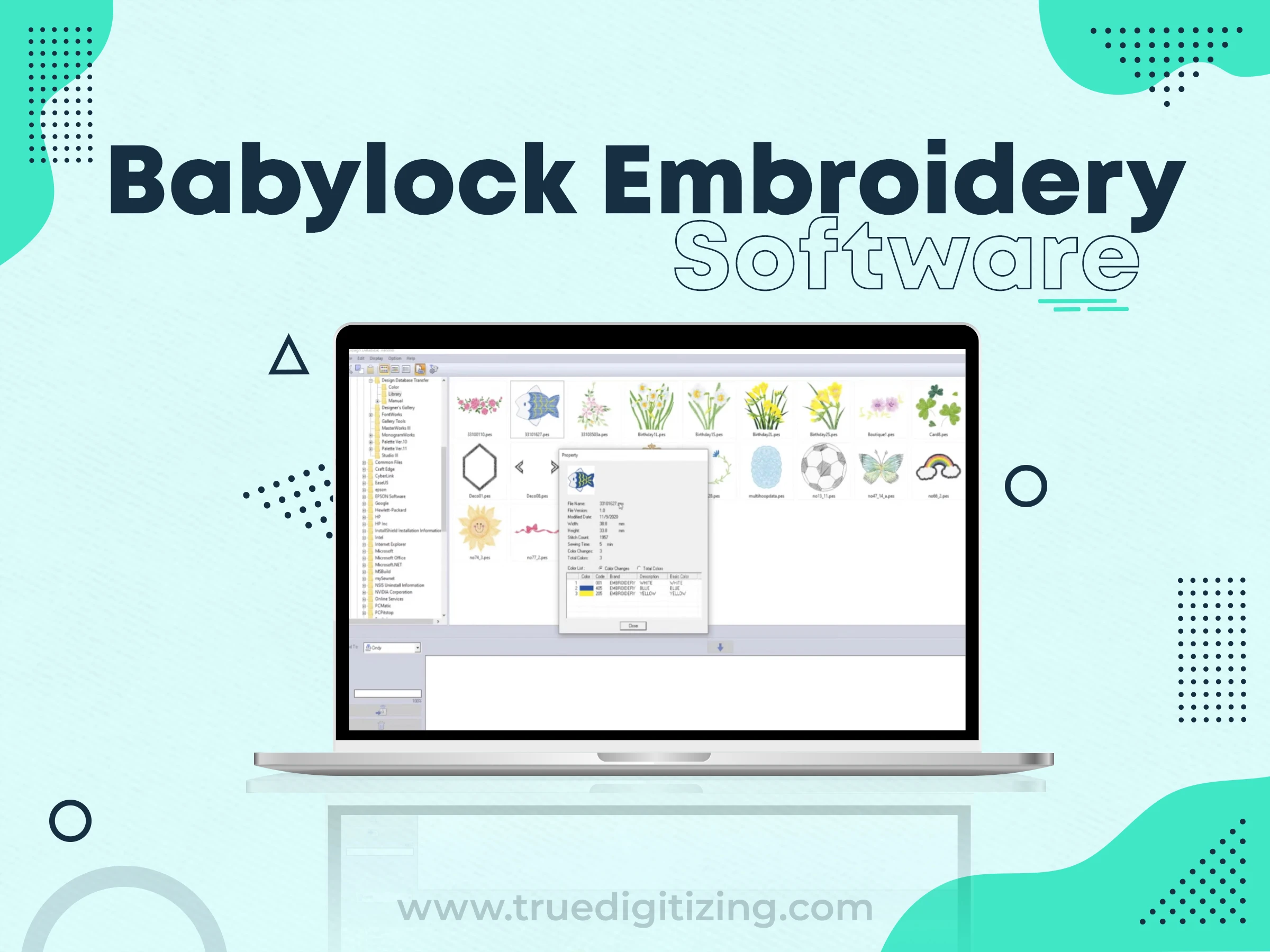 Babylock Palette 11 Embroidery Software