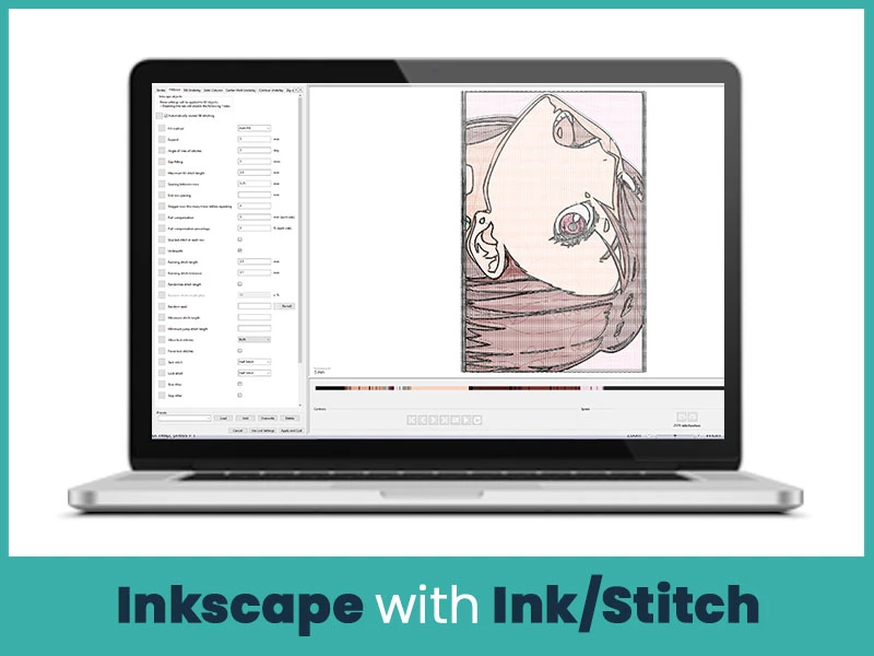Inkscape with Ink/Stitch