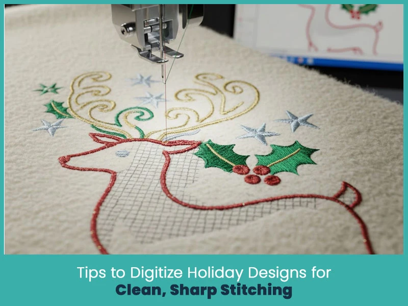 Tips to Digitize Holiday Designs for Clean, Sharp Stitching