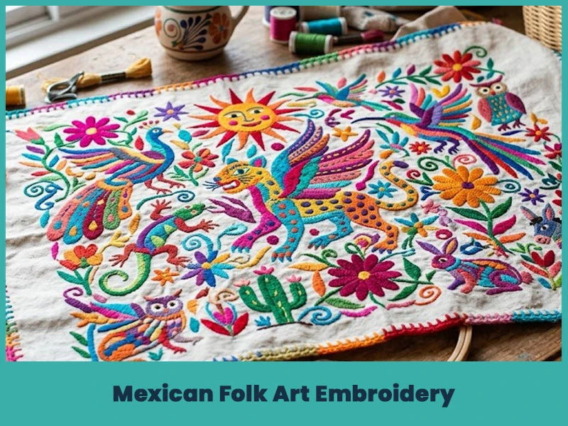 Mexican Folk Art Embroidery