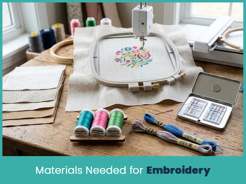 Materials Needed for Embroidery
