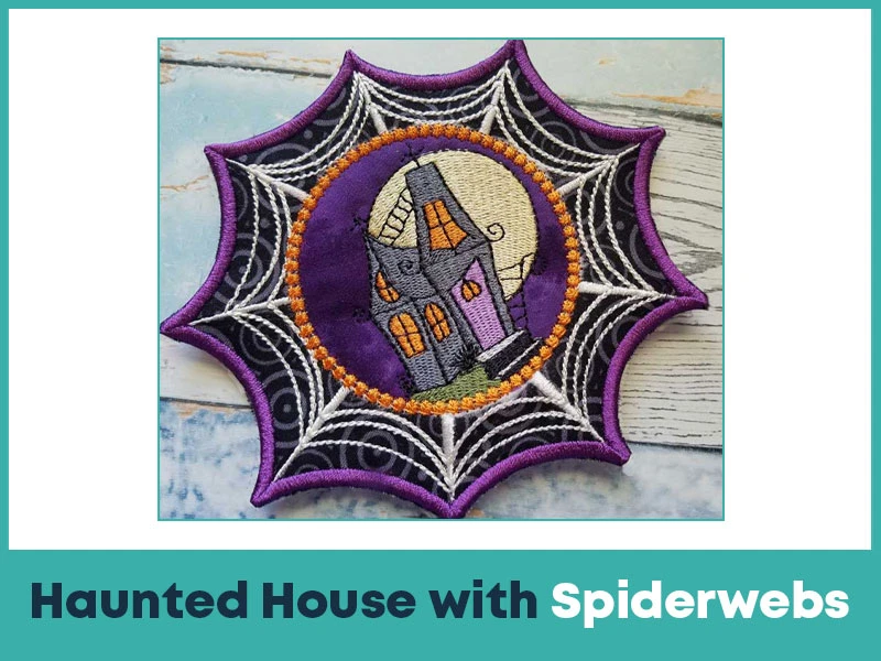 Haunted House with Spiderwebs