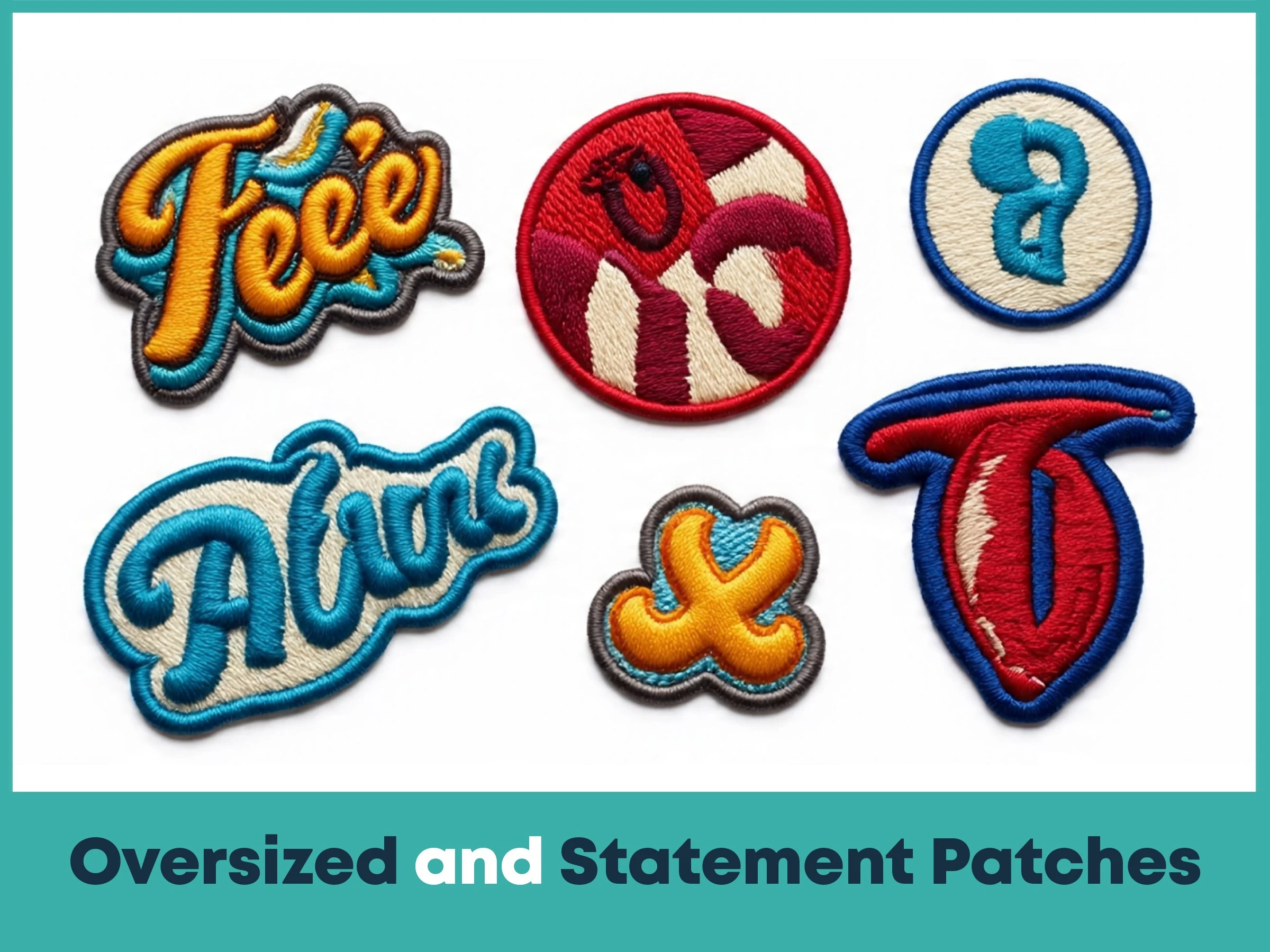 Oversized and Statement Patches