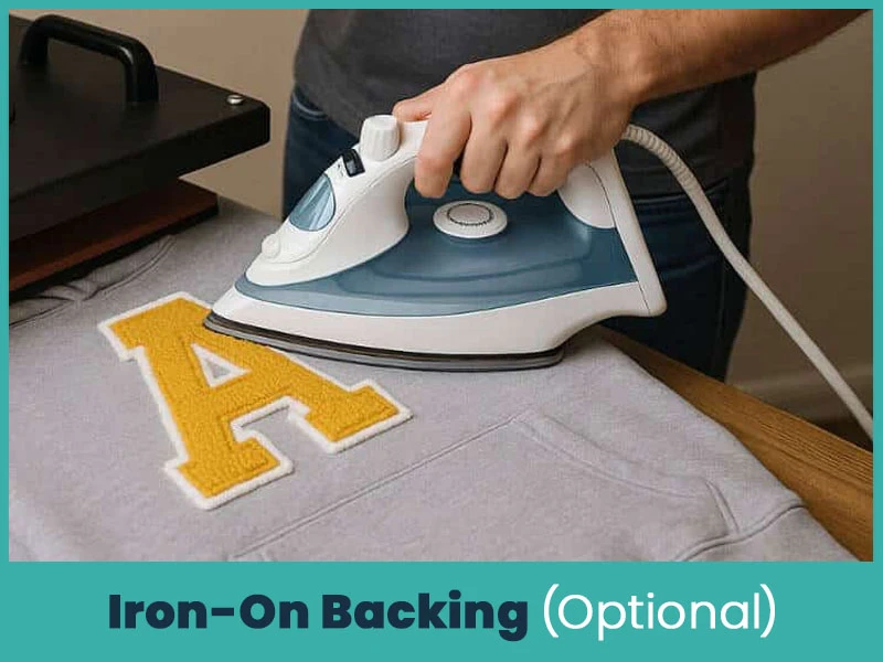 Step 5: Iron-On Backing (Optional)
