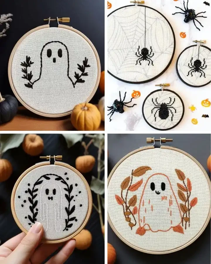 Free Halloween Hand Embroidery Patterns