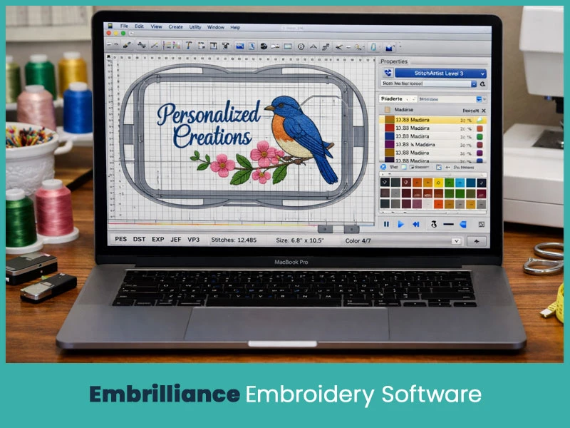 3. Embrilliance Embroidery Software