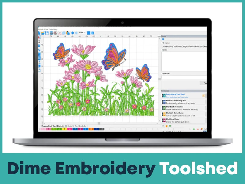 Dime Embroidery Toolshed