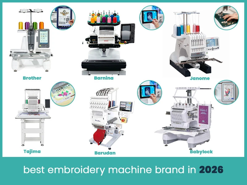 Best Embroidery Machine Brands in 2026
