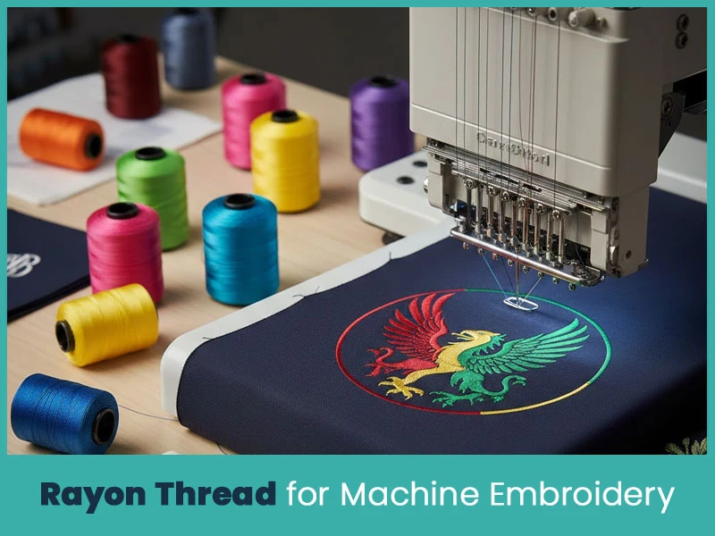Rayon Thread for Machine Embroidery