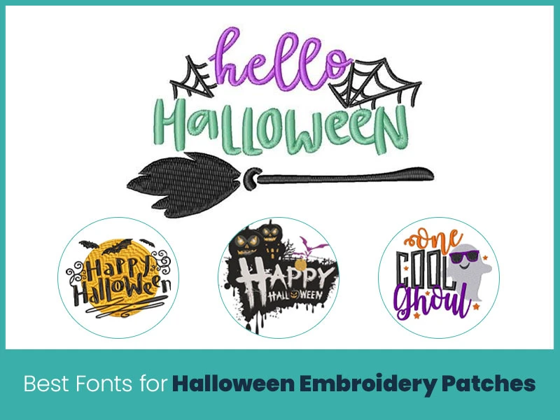 Best Fonts for Halloween Embroidery Patches