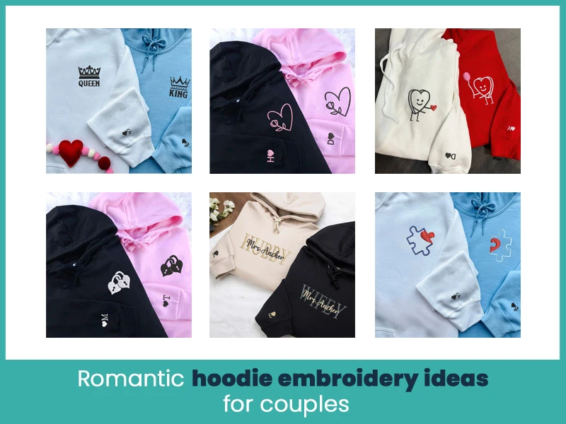 Romantic Hoodie Embroidery Ideas