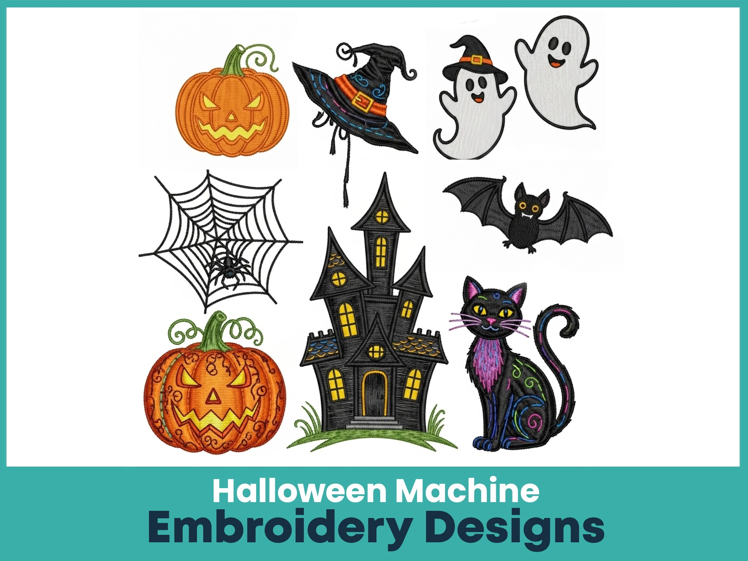 Halloween Machine Embroidery Designs