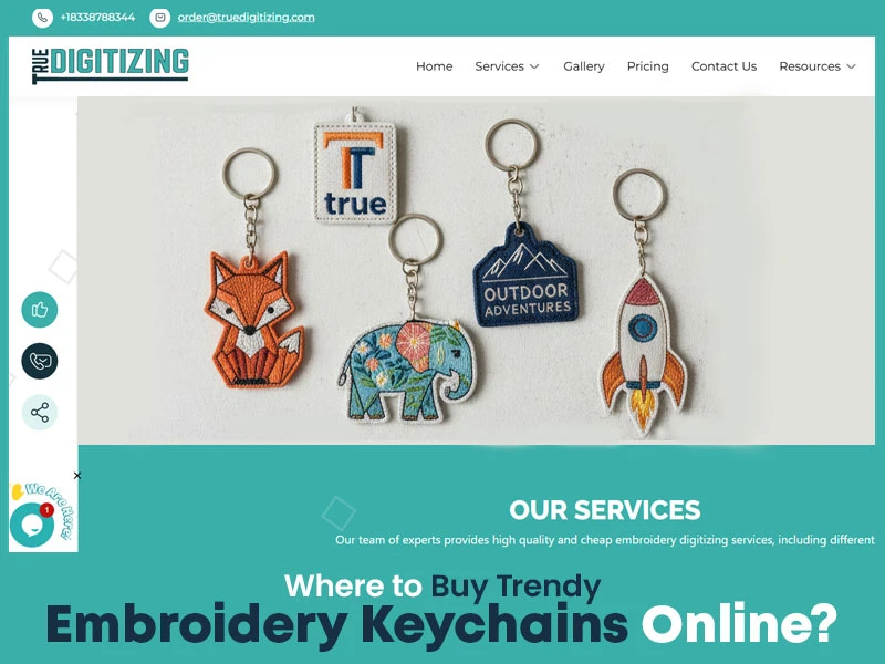 Where to Buy Trendy Embroidery Keychains Online?