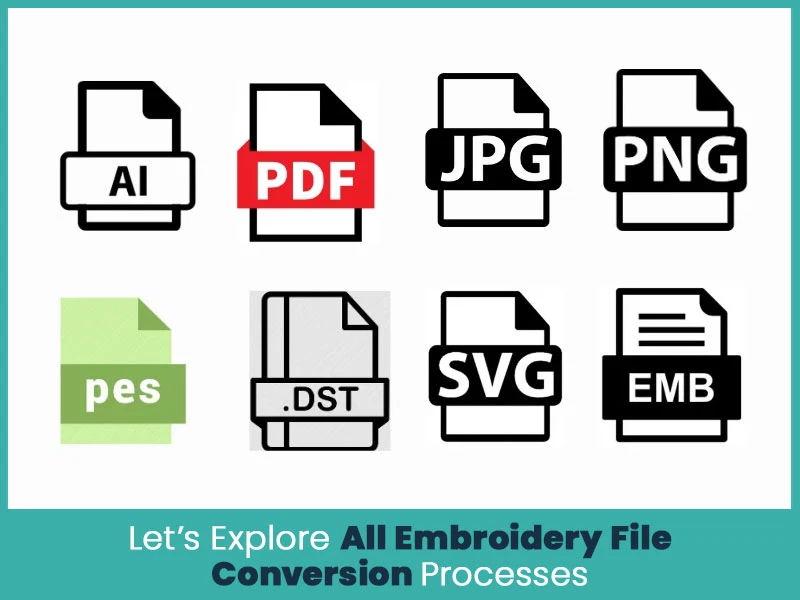 Let’s Explore All Embroidery File Conversion Processes