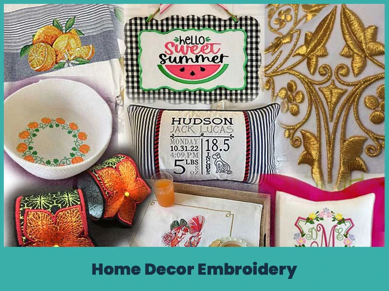 Home Decor Embroidery