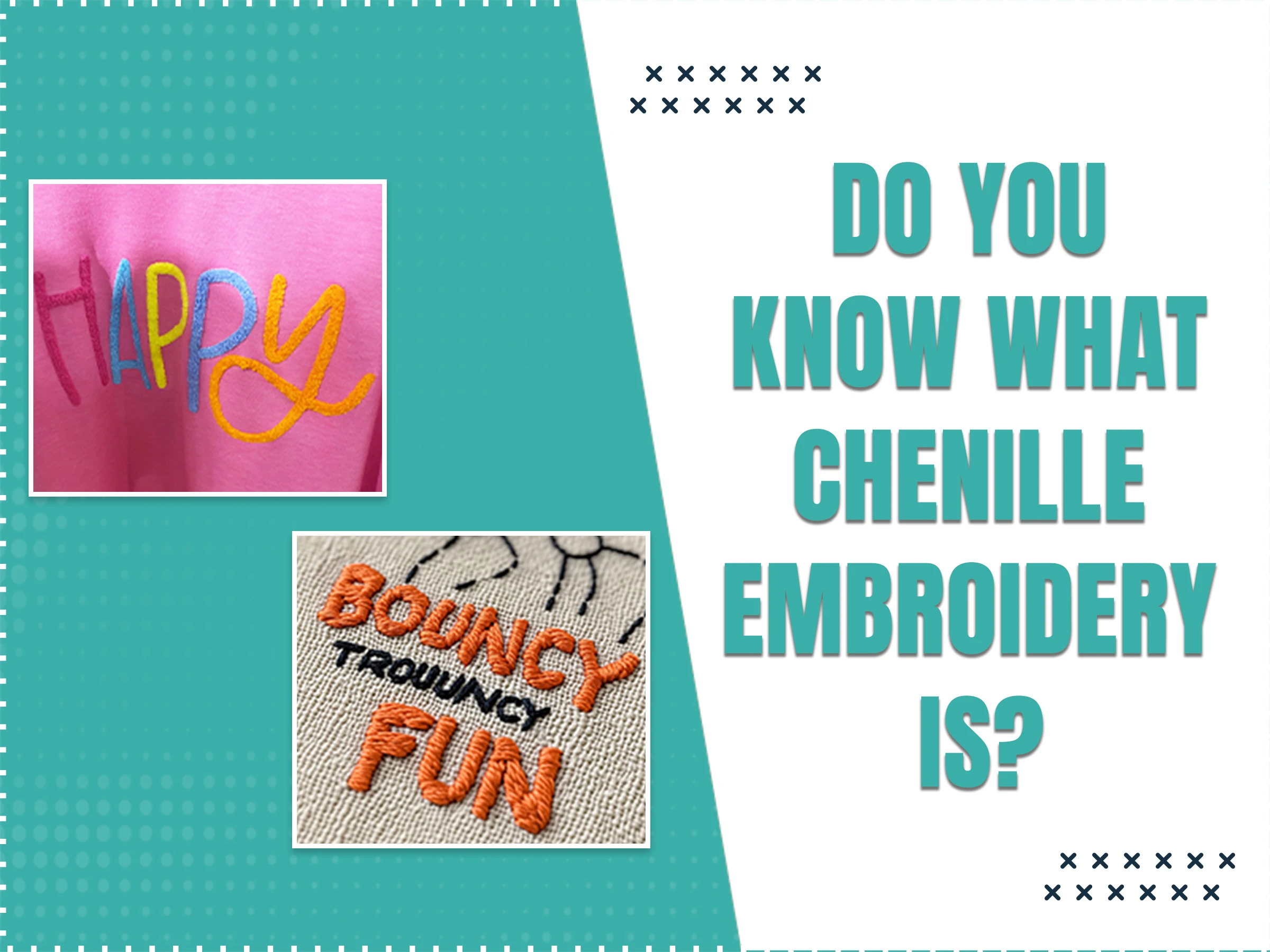 What is Chenille Embroidery 