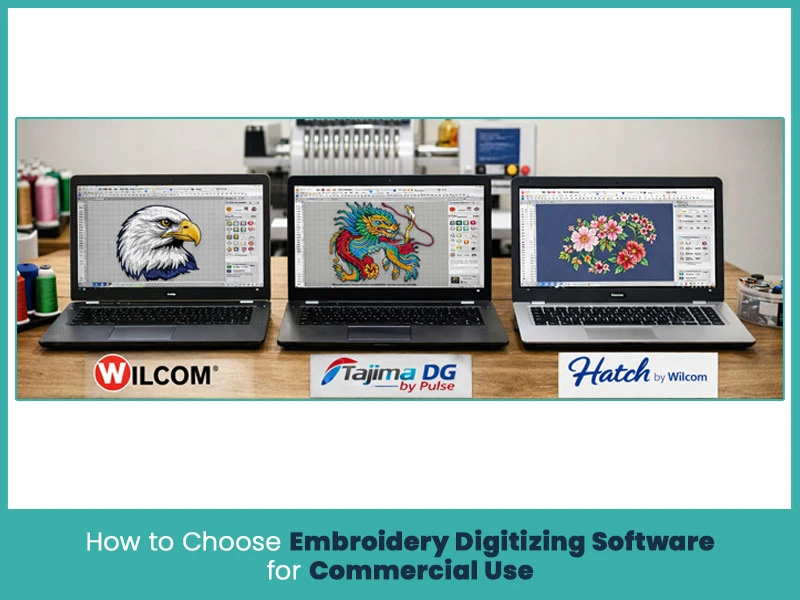How to Choose Embroidery Digitizing Software for Commercial Use