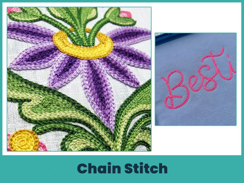 6. Chain stitch