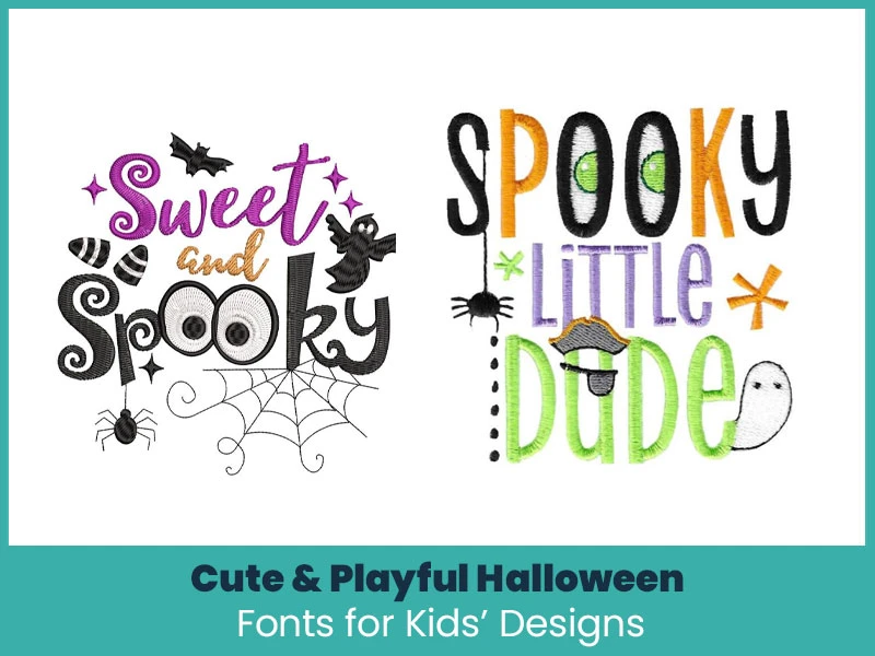 Cute & Playful Halloween Fonts for Kids’ Designs