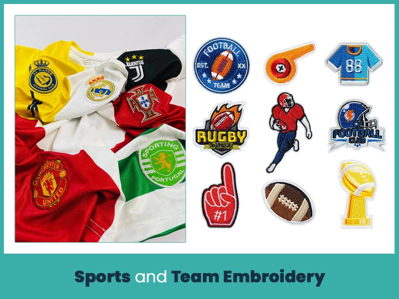Sports and Team Embroidery