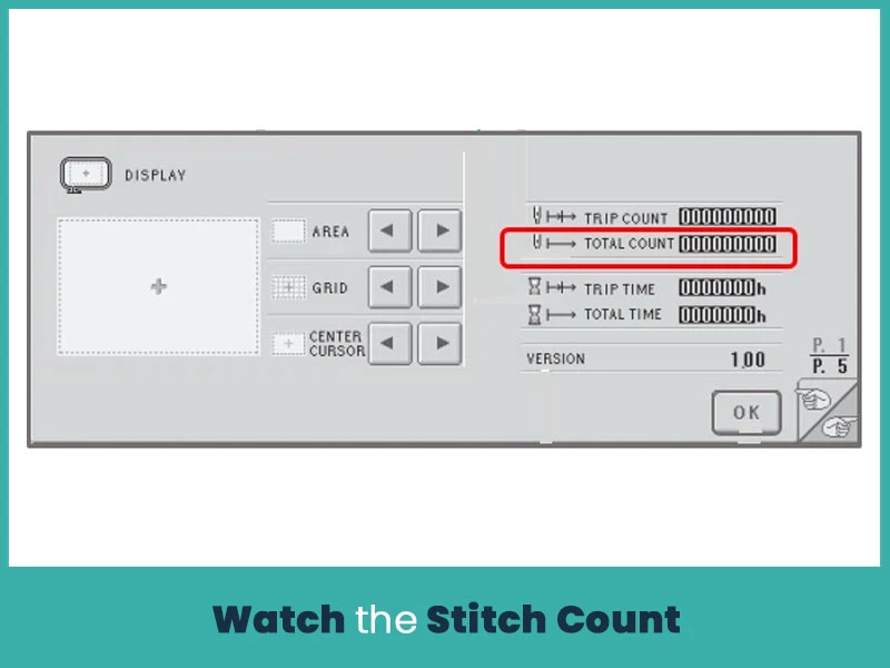 Watch the Stitch Count