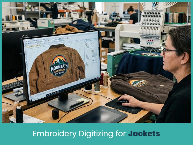 Embroidery Digitizing for Jackets