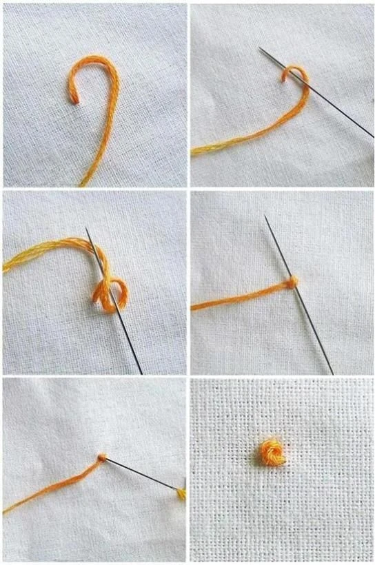 French Knot Stitch for Beginners