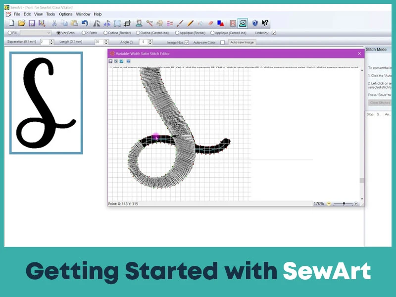Getting Started with SewArt
