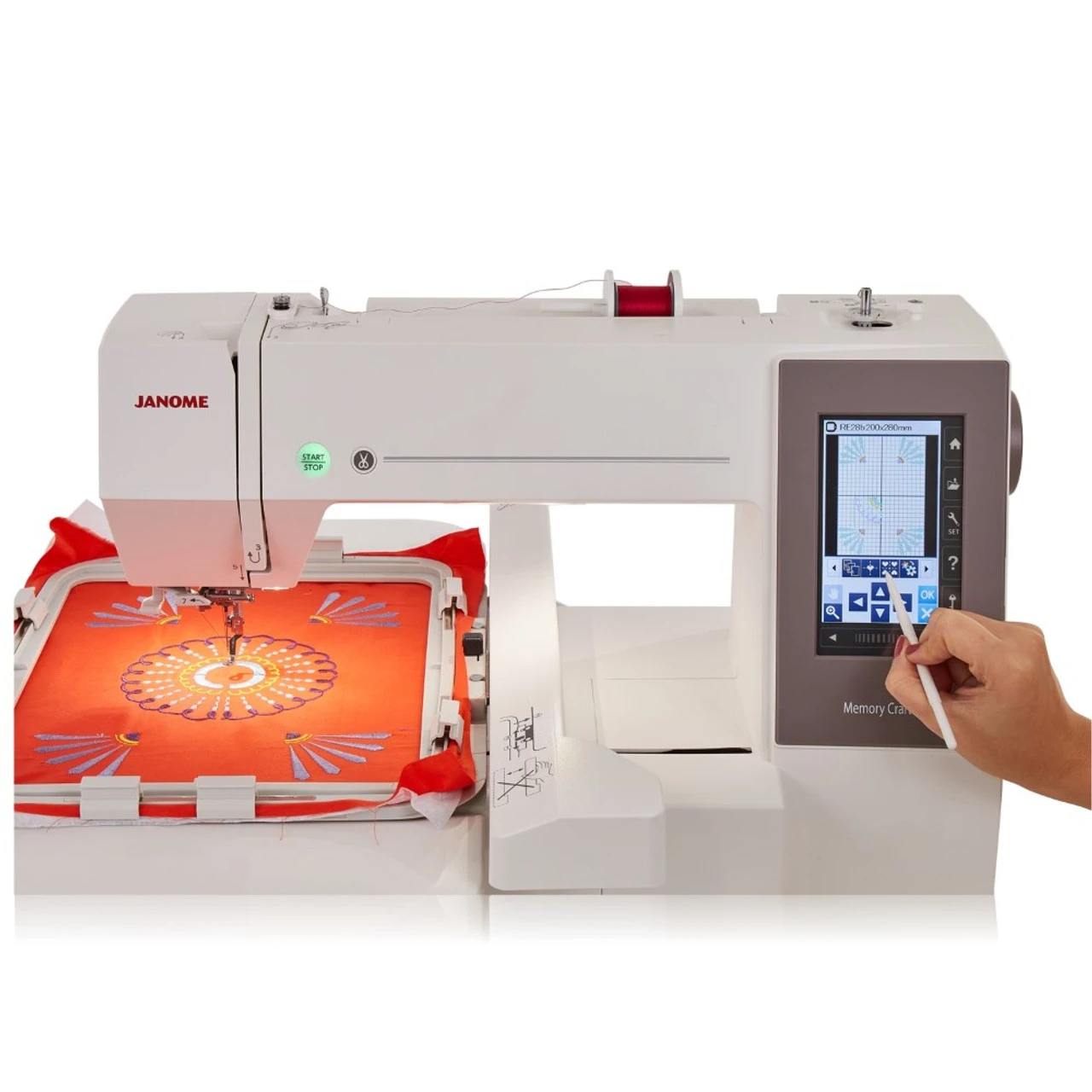 Janome 550E: Setup and Preparation