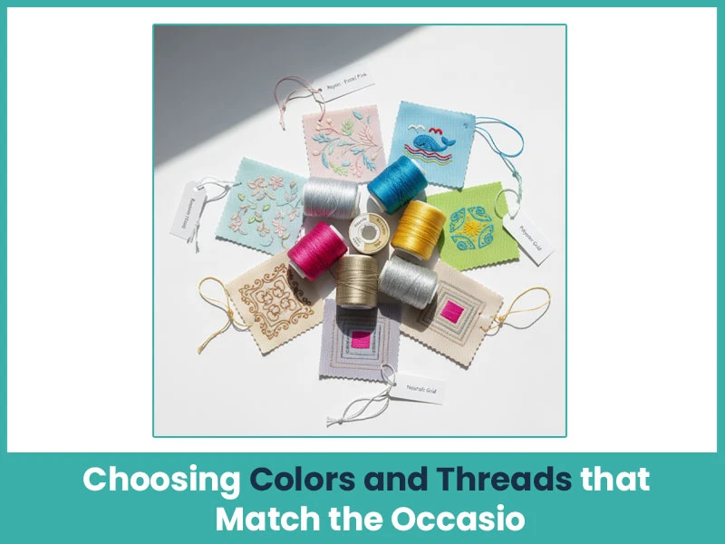Choosing Colors and Threads that Match the Occasion