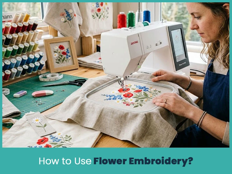 How to Use Flower Embroidery?