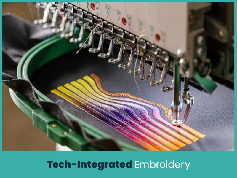 Tech-Integrated Embroidery