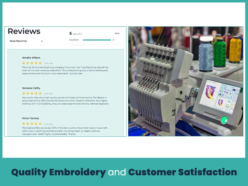 Quality Embroidery and Customer Satisfaction